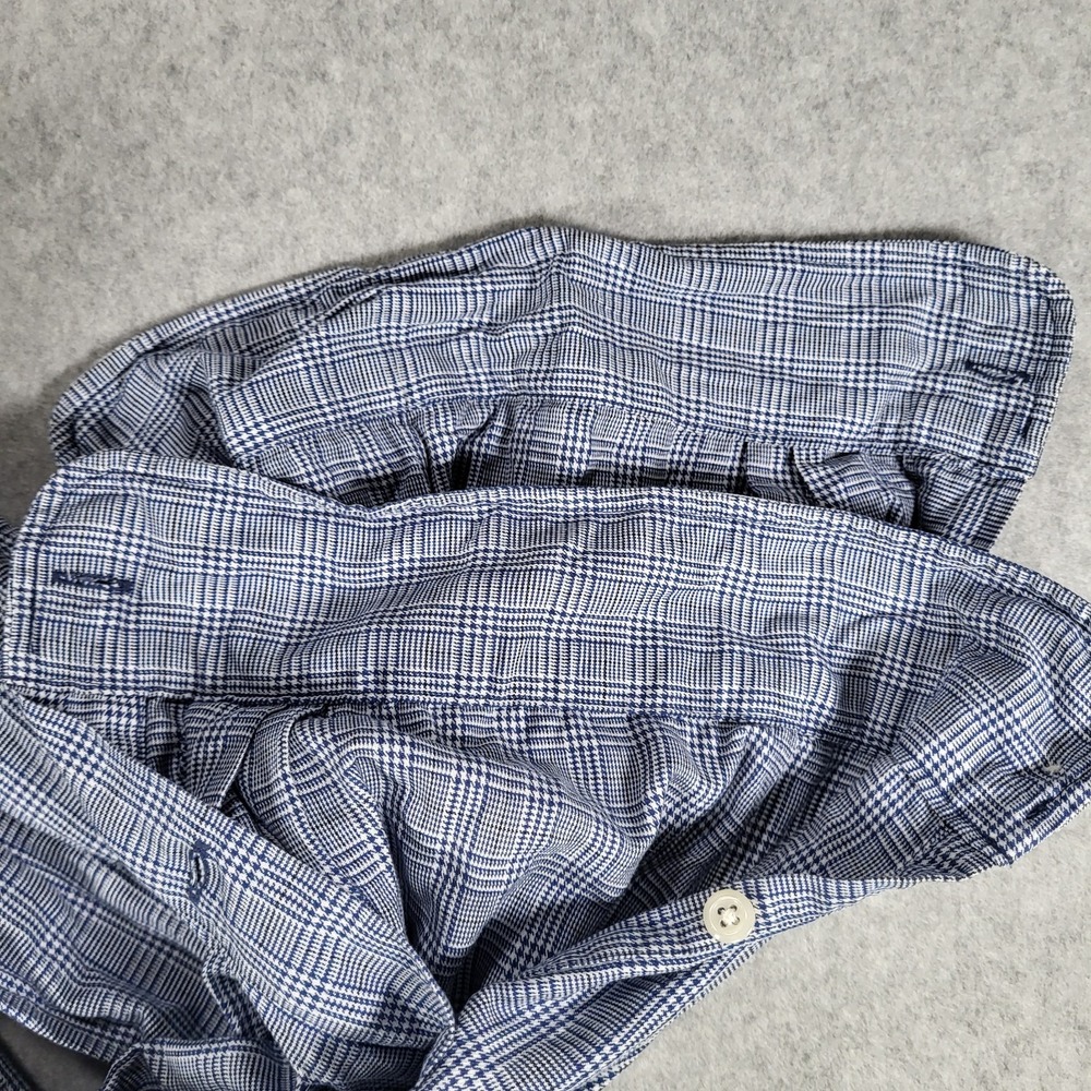 Polo Ralph Lauren Whitfield 100% Cotton Long Sleeve Shirt Mens XXL Houndstooth‎ - Picture 7 of 10